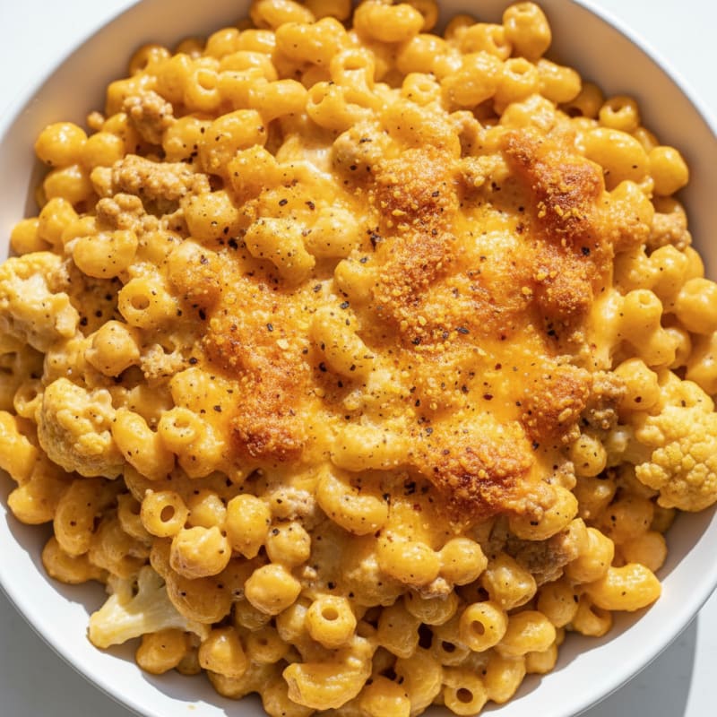 Creamy Golden Baked Macaroni and Cheese