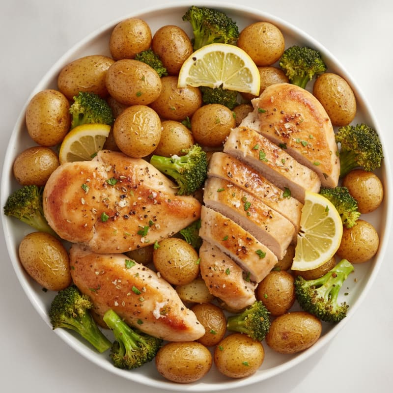 Sheet Pan Lemon Herb Chicken