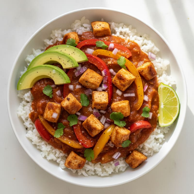 Chicken Enchilada Rice Bowl