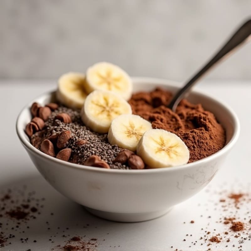 Creamy Dark Chocolate Fudge Protein Bowl