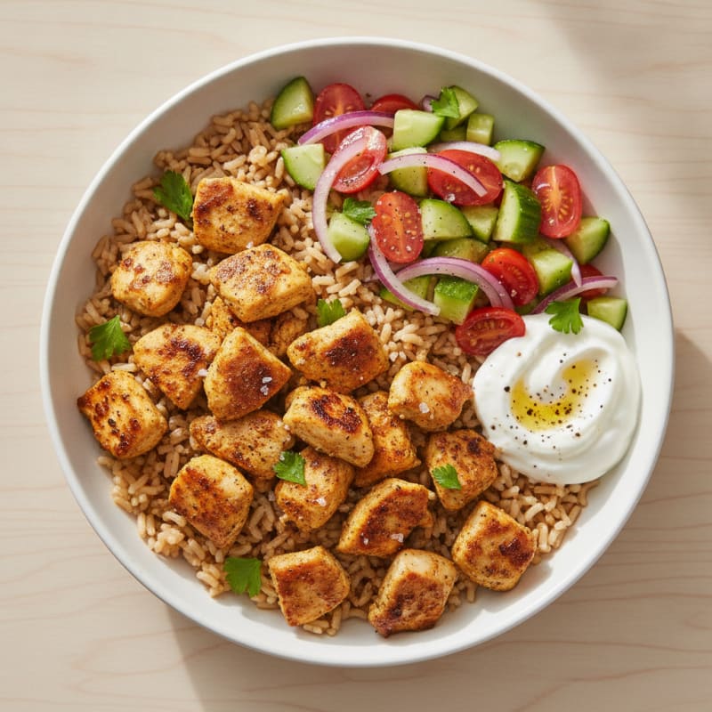 Chicken Shawarma Rice Bowl