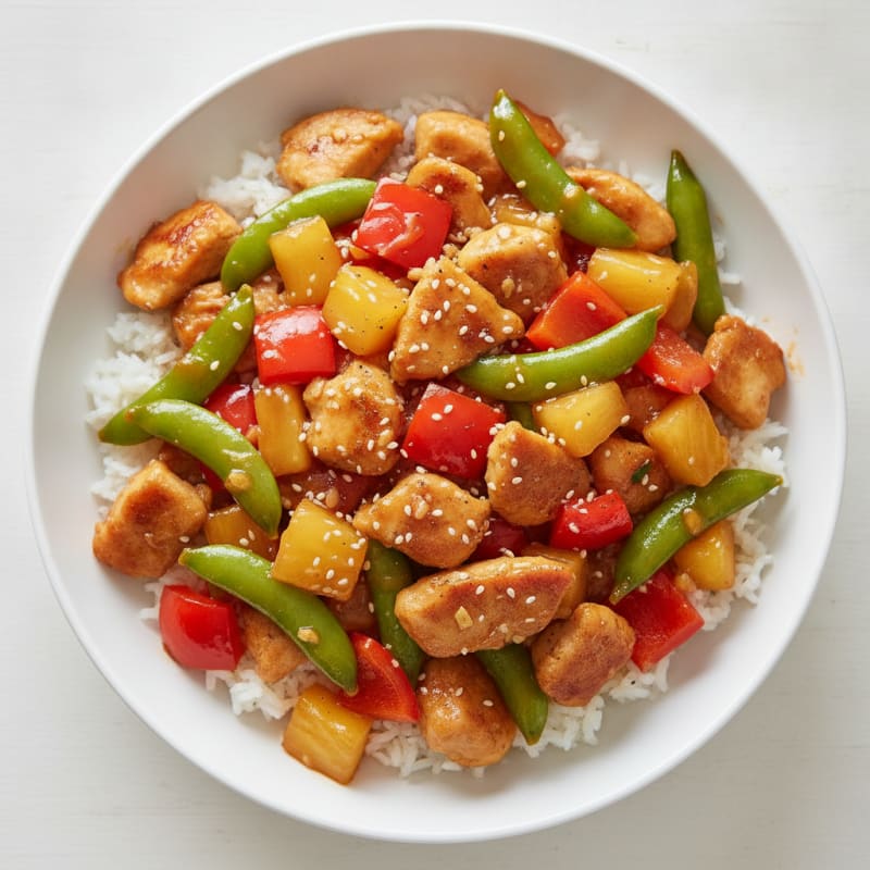 Sweet and Sour Chicken Stir-Fry