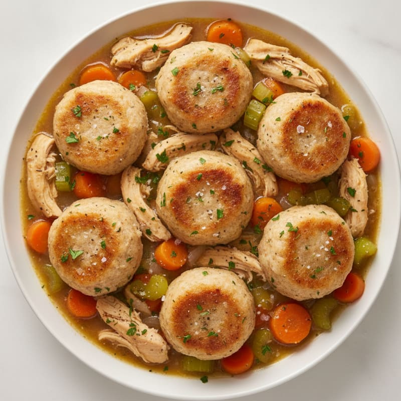 Homestyle Chicken and Herb Dumplings