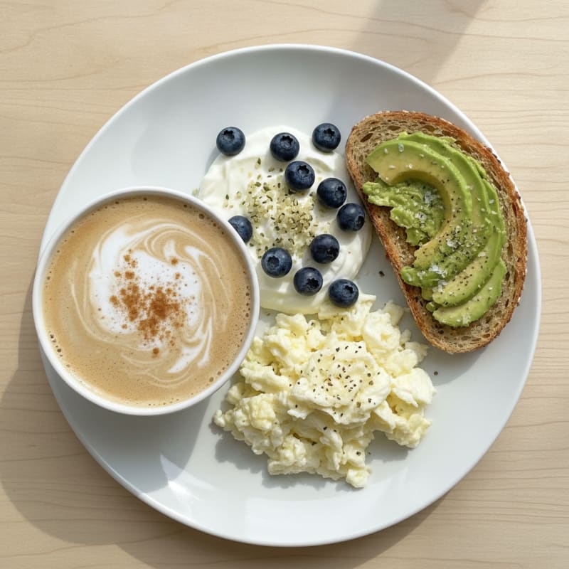Dunkin' Inspired Decaf Protein Breakfast