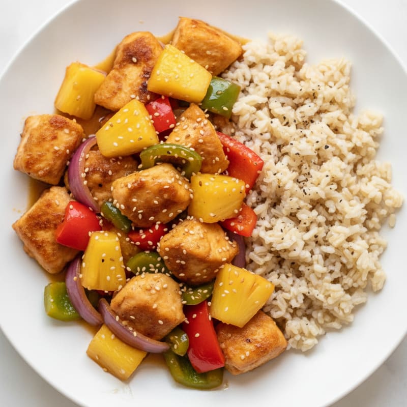 Sweet and Sour Chicken with Pineapple