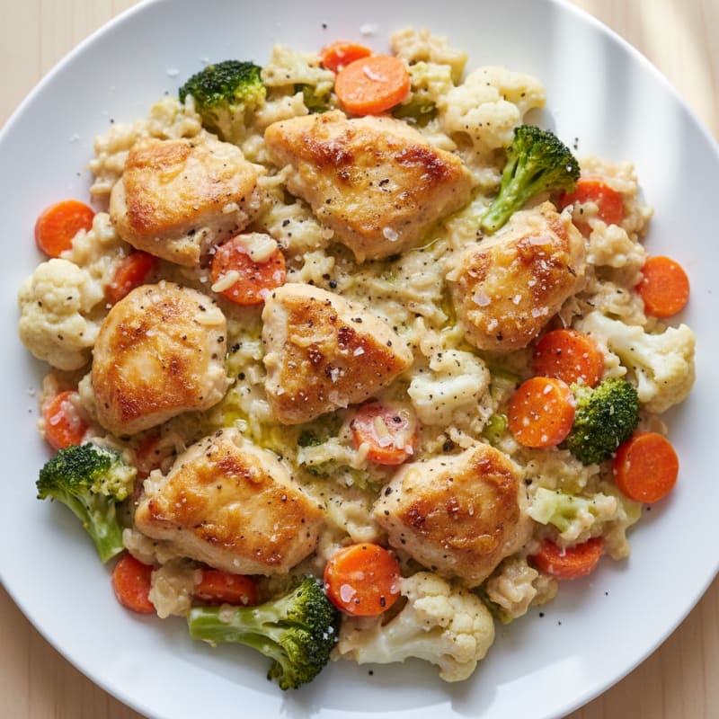 Creamy Baked Chicken and Vegetable Casserole