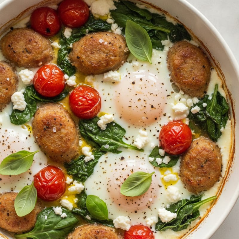 Baked Eggs with Roasted Tomatoes