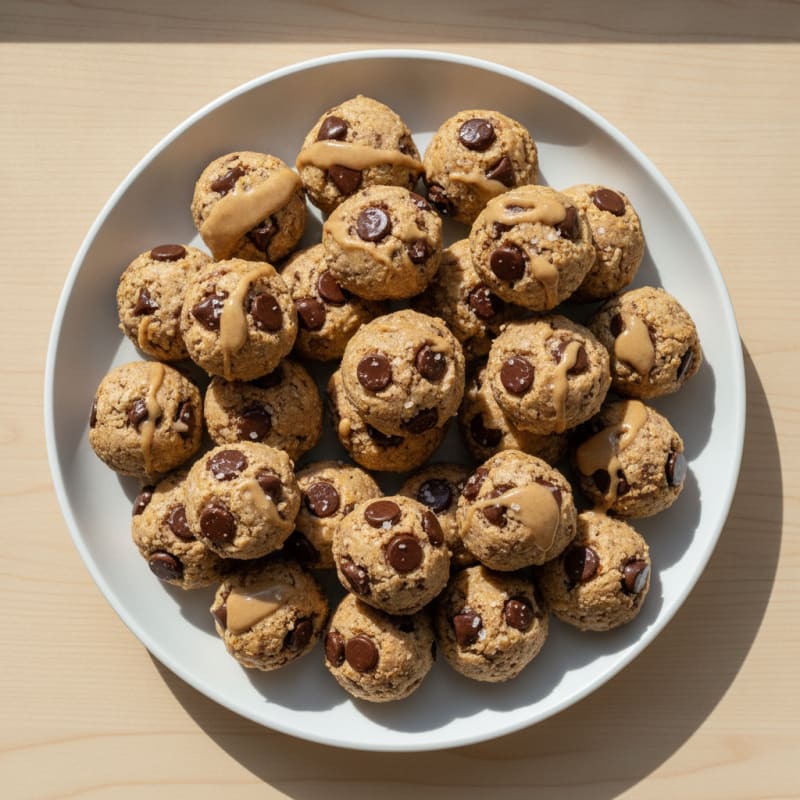 No-Bake Chocolate Chip Cookie Dough Bites