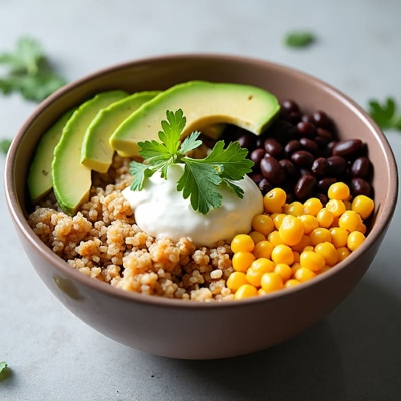 Fresh Black Bean Burrito Bowl