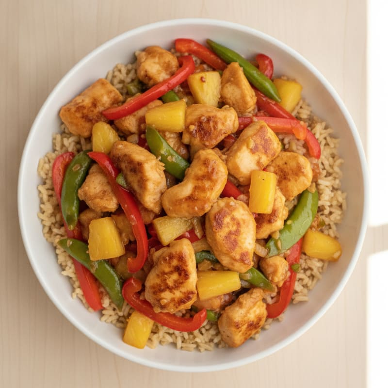 Sweet and Sour Chicken Stir-Fry