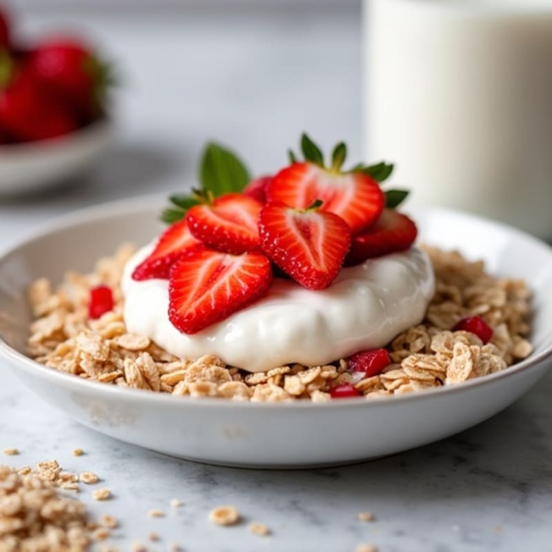 Strawberry Shortcake Overnight Oats
