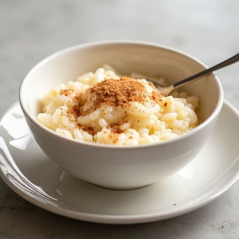 Silky Protein Rice Pudding with Chickpea Flour