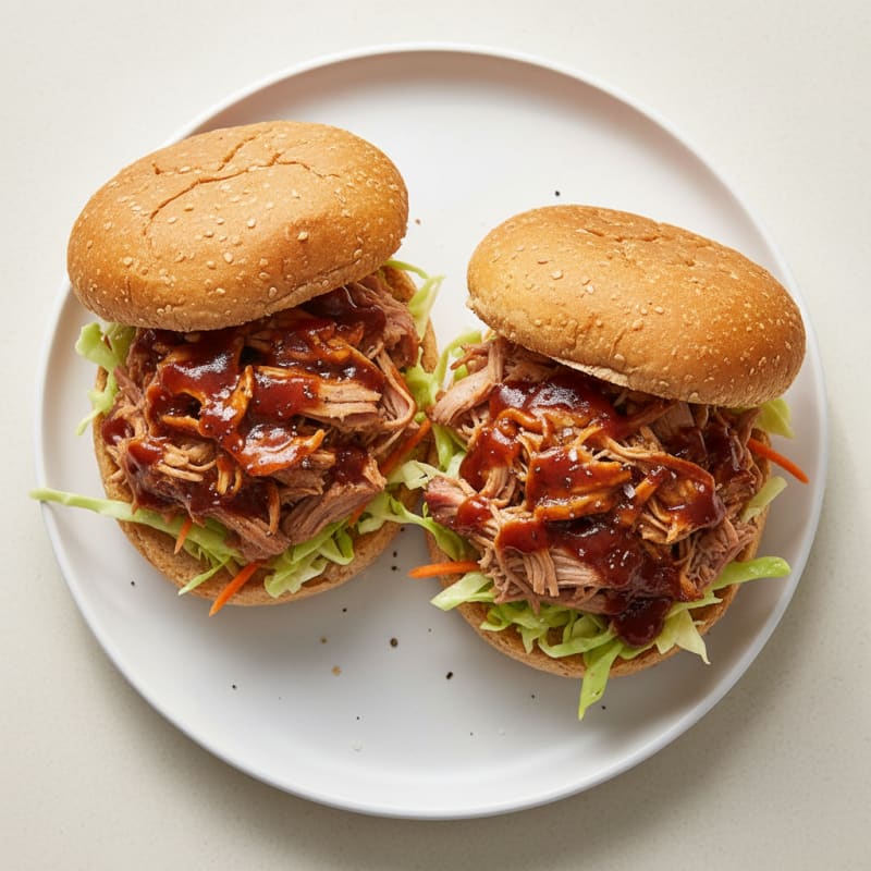 Smoky BBQ Pulled Pork Sandwiches