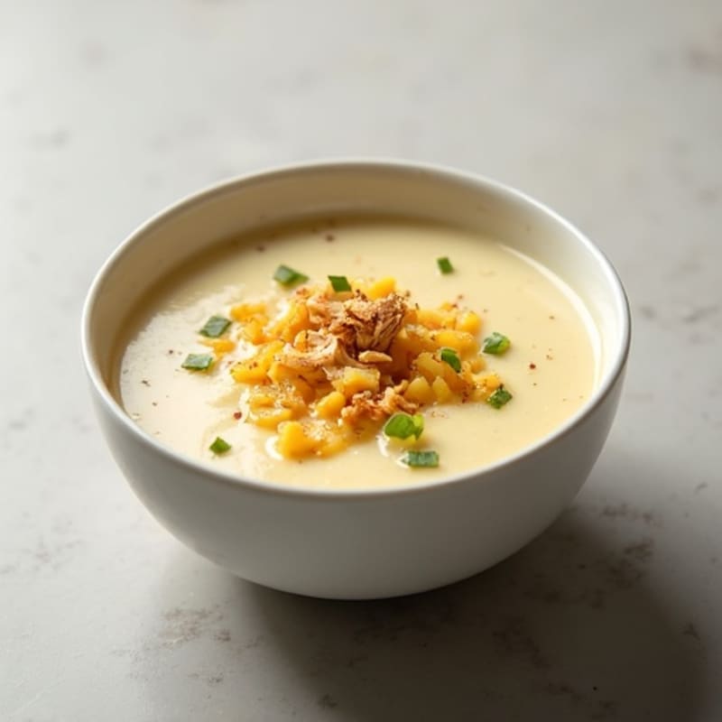 Healthy Creamy Baked Potato Soup