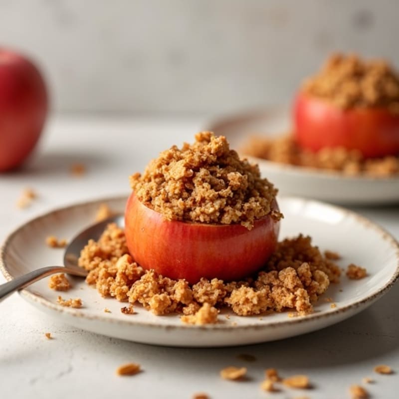Cinnamon-Spiced Apple Oat Crumble