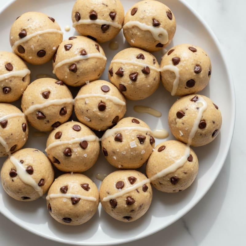 No-Bake Chocolate Chip Protein Cookie Dough Bites