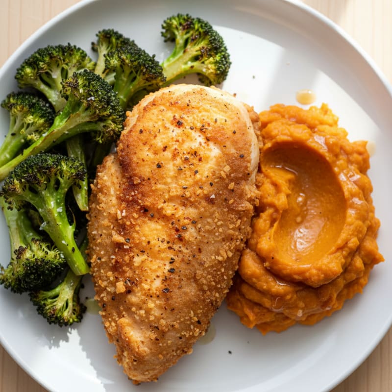 Crispy Buttermilk Fried Chicken Dinner