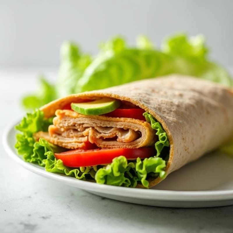 Creamy Turkey Avocado Wrap