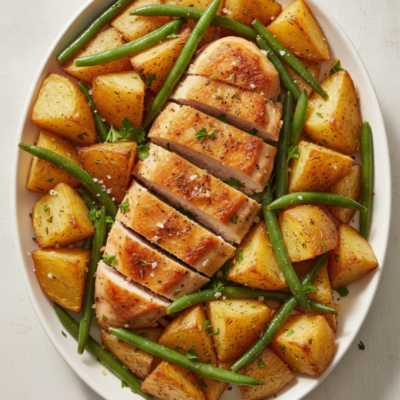 Herb-Roasted Chicken and Potatoes