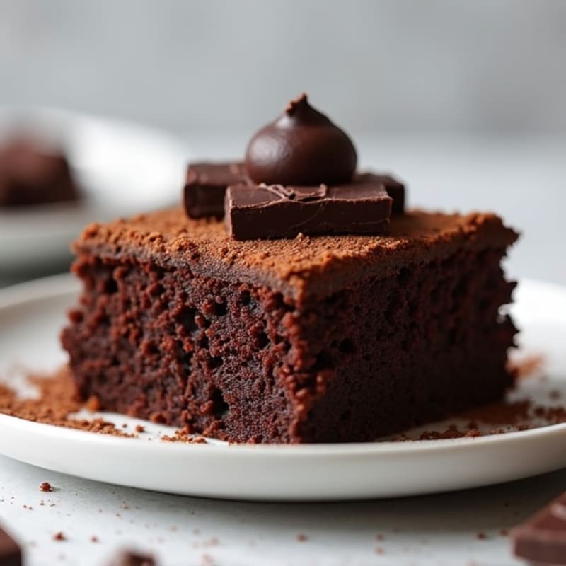 Dark Chocolate Protein Cake