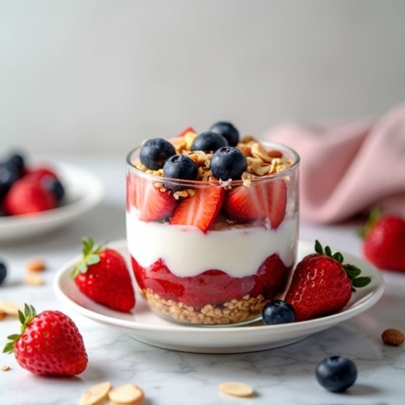 Creamy Greek Yogurt Berry Parfait