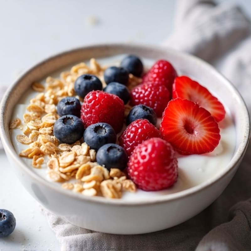 Protein-Packed Berry Oatmeal Bowl