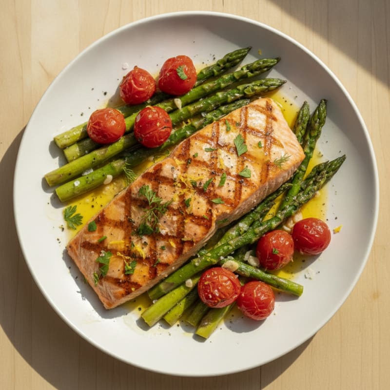 Lemon Herb Grilled Salmon