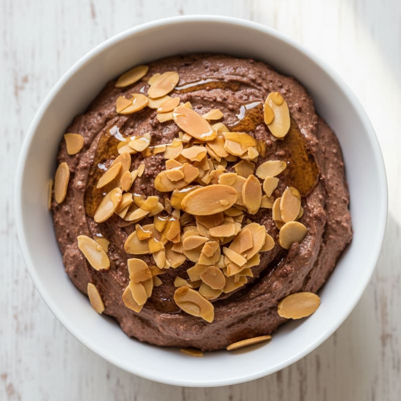 Greek Yogurt Protein Mousse with Almonds