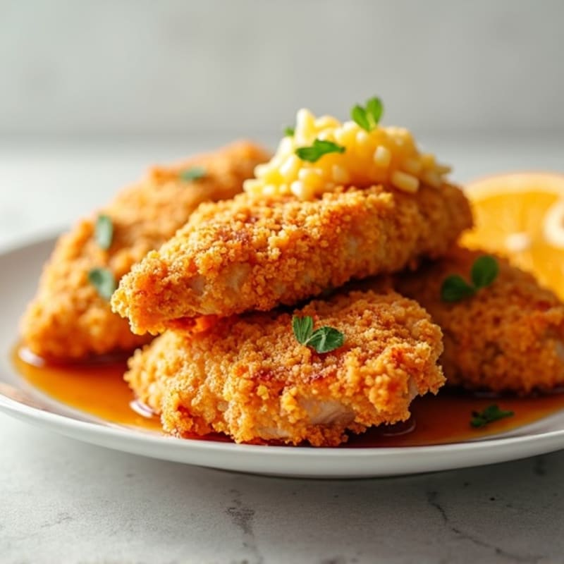 Crispy Baked Orange Chicken
