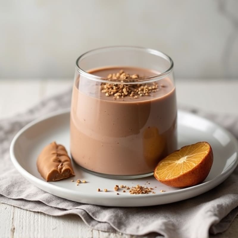 Creamy Vegan Protein Pudding with Almond Butter