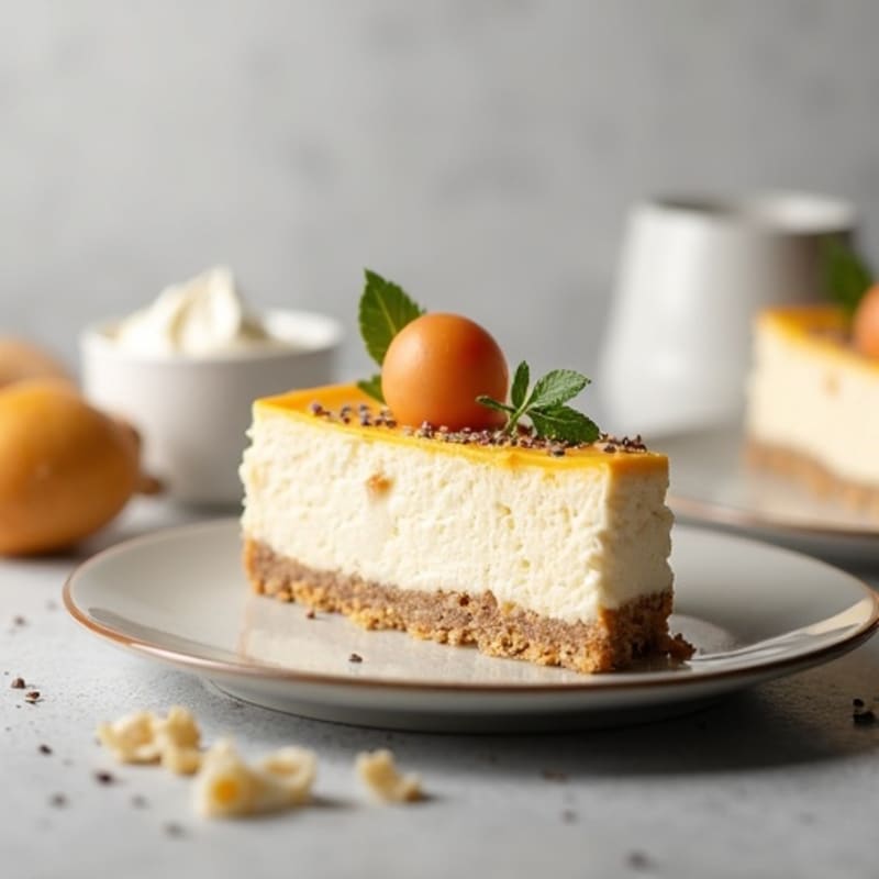 Creamy Greek Yogurt Protein Cheesecake
