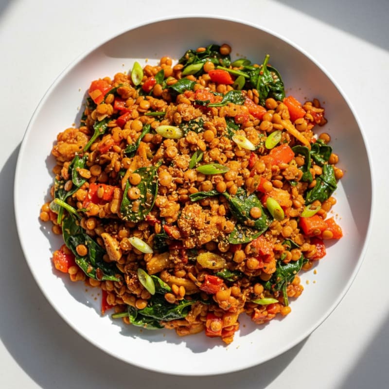 Spicy Lentil and Vegetable Medley