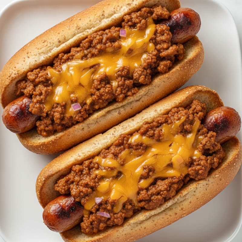 Classic Chili Cheese Hot Dogs