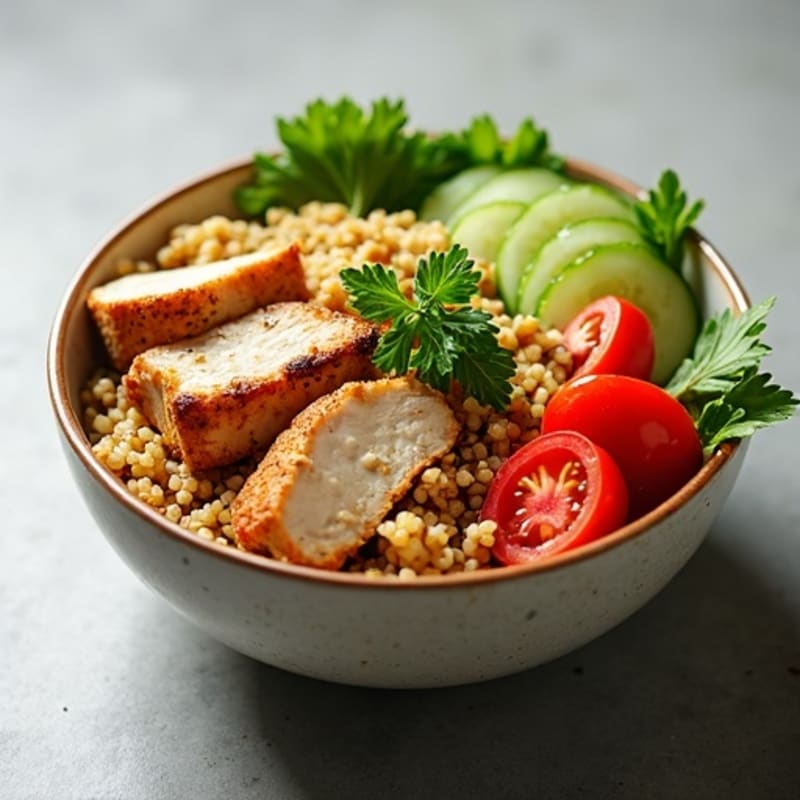 Herb-Spiced Chicken Shawarma Bowl