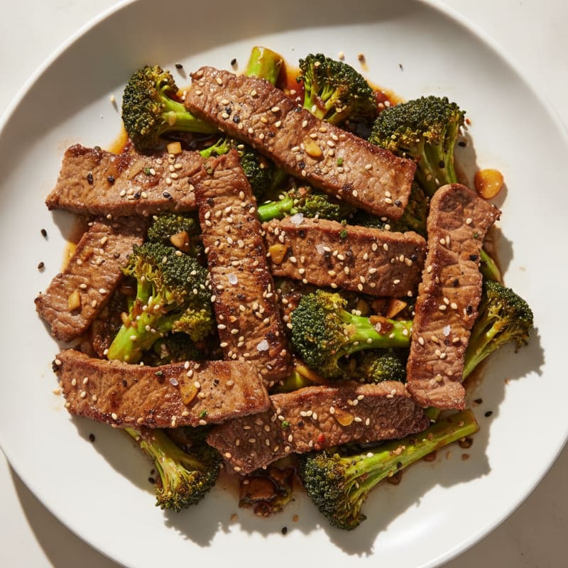 Sesame Beef and Broccoli Stir-Fry