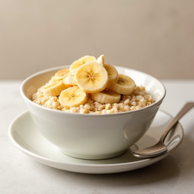 Creamy Oats with Banana and Almond Milk