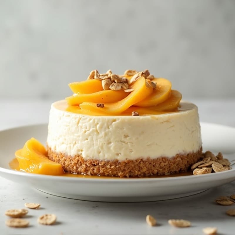 Creamy Greek Yogurt Protein Cheesecake