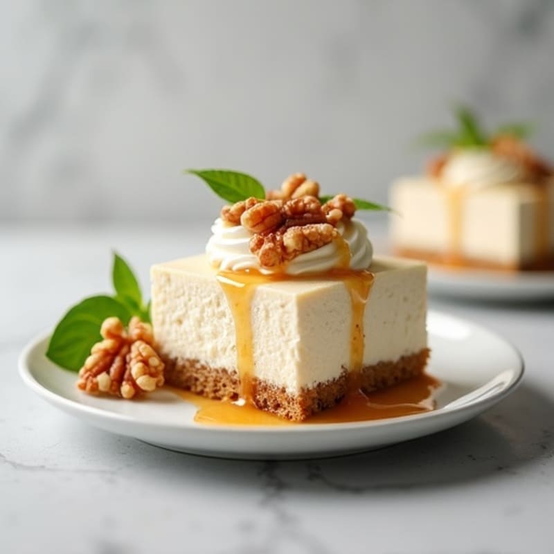 Creamy Greek Yogurt Protein Cheesecake