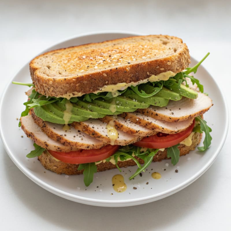 Savory Herb-Roasted Turkey Sandwich
