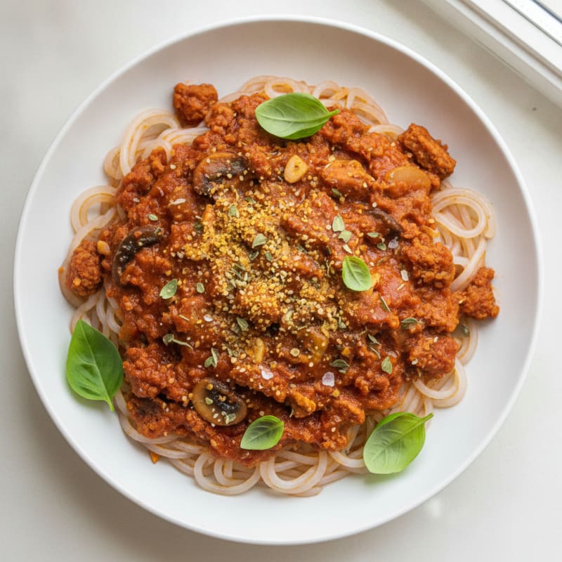 Tempeh Ragu Konjac Noodle Bowl