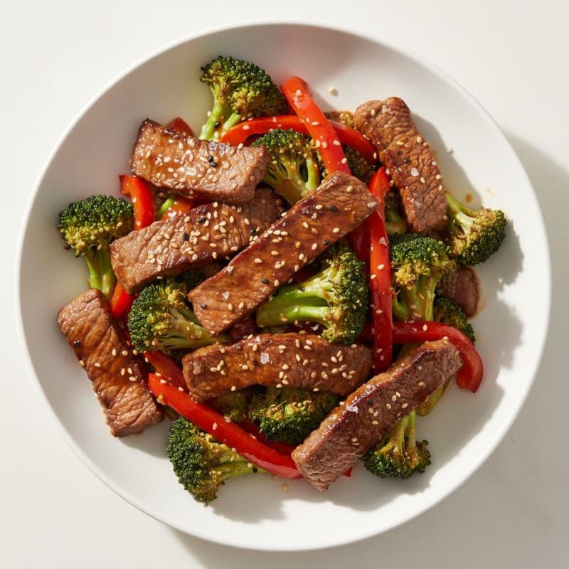 Sesame Beef and Broccoli Stir-Fry