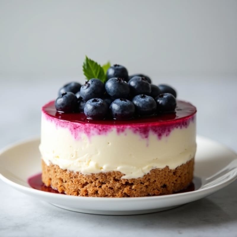 Creamy Greek Yogurt Protein Cheesecake