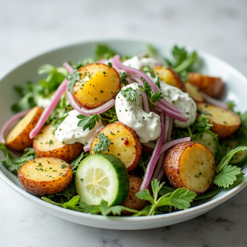 Herb-Roasted Potato and Greek Yogurt Salad