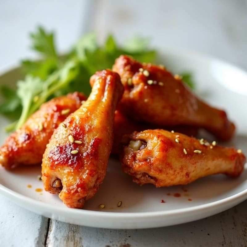 Crispy Honey Glazed Chicken Wings