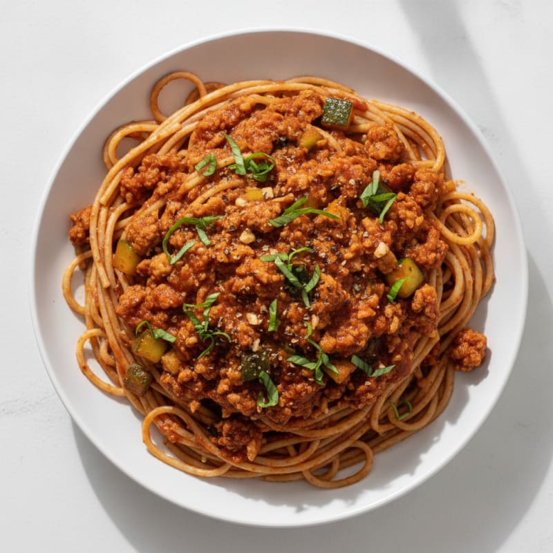 Classic Spaghetti with Rich Marinara Sauce