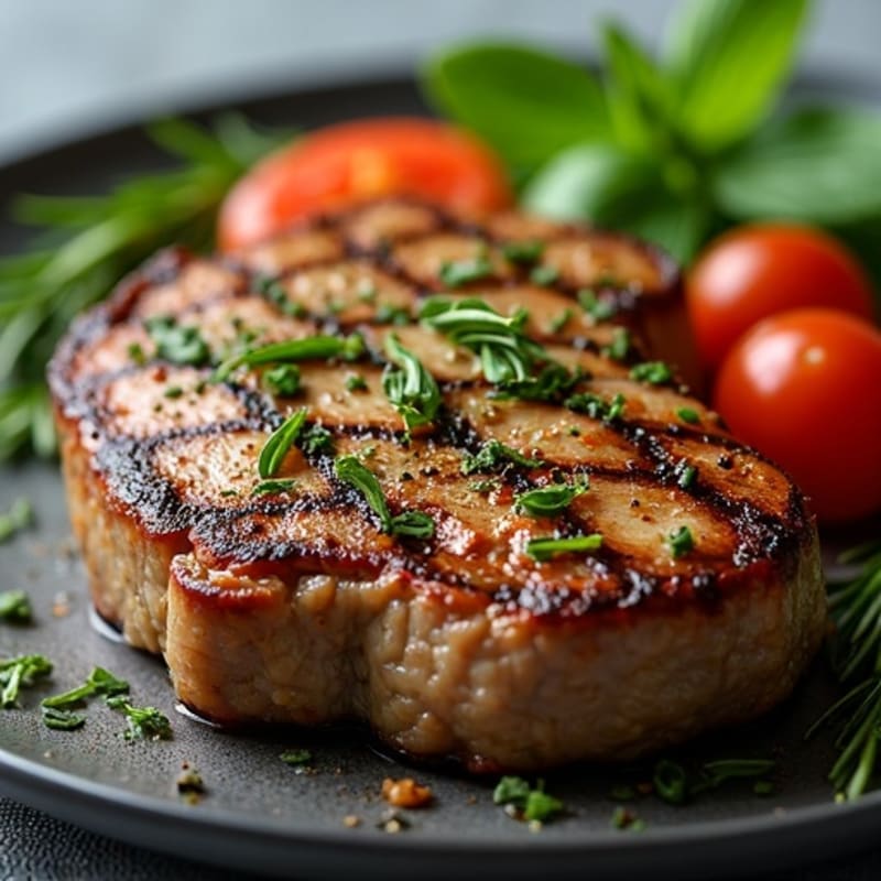 Herb-Crusted Pan-Seared Sirloin Steak