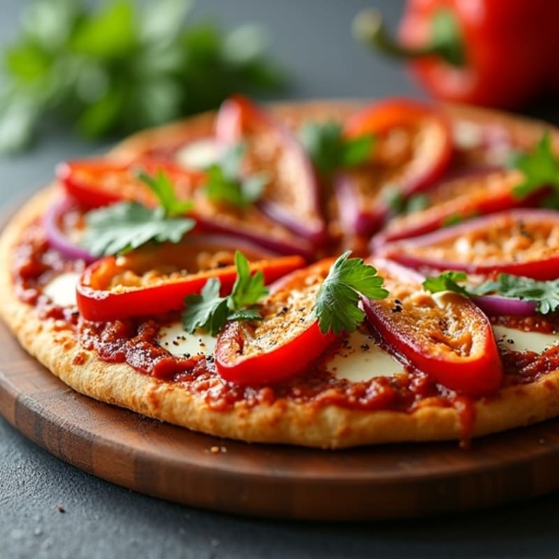 Crispy High-Protein BBQ Chicken Pizza