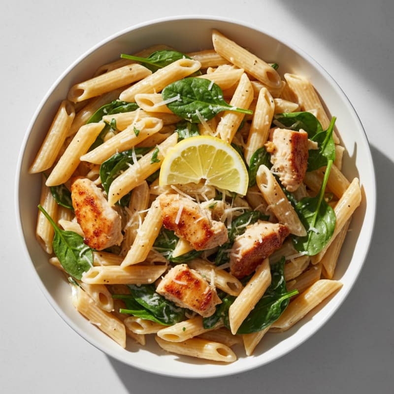 Creamy Garlic Chicken Alfredo Pasta