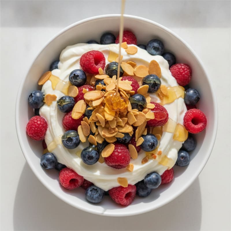 Creamy Greek Yogurt Protein Parfait with Berries