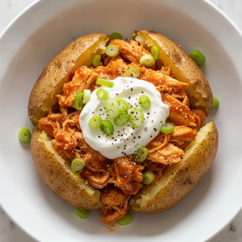 Buffalo Chicken Baked Potato